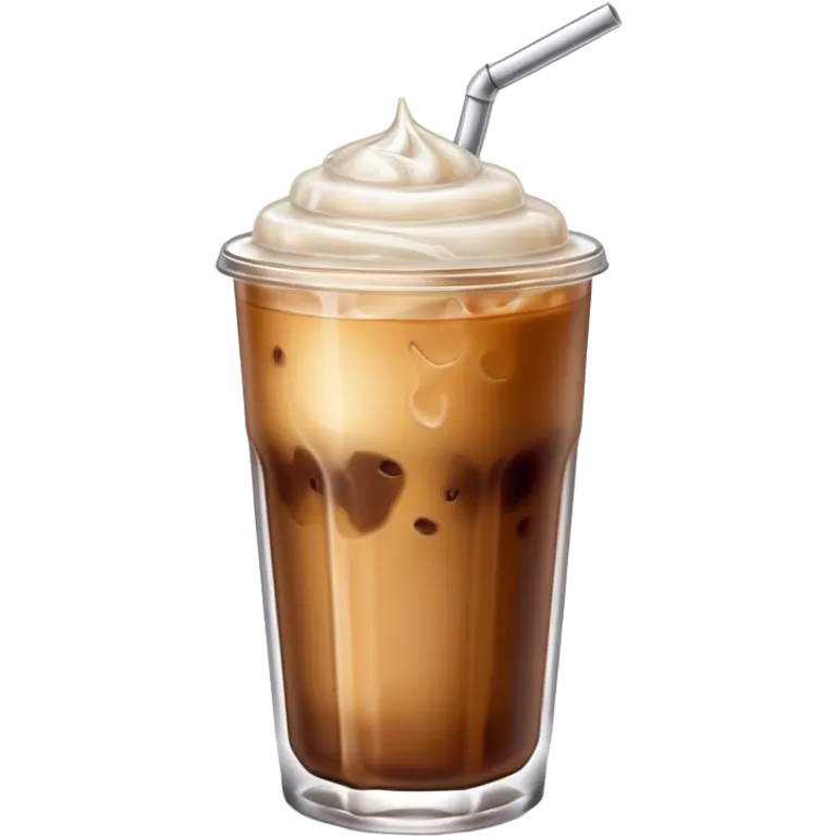 Iced coffee emoji