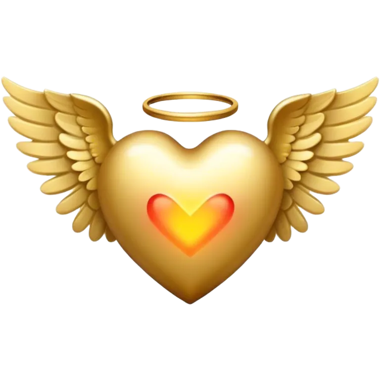 heart with angel wings emoji