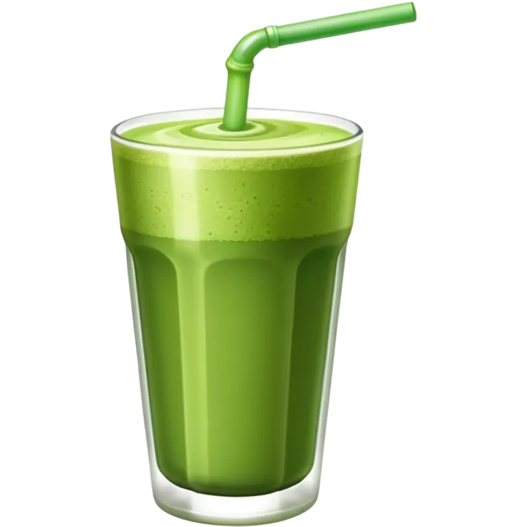 green matcha drink emoji