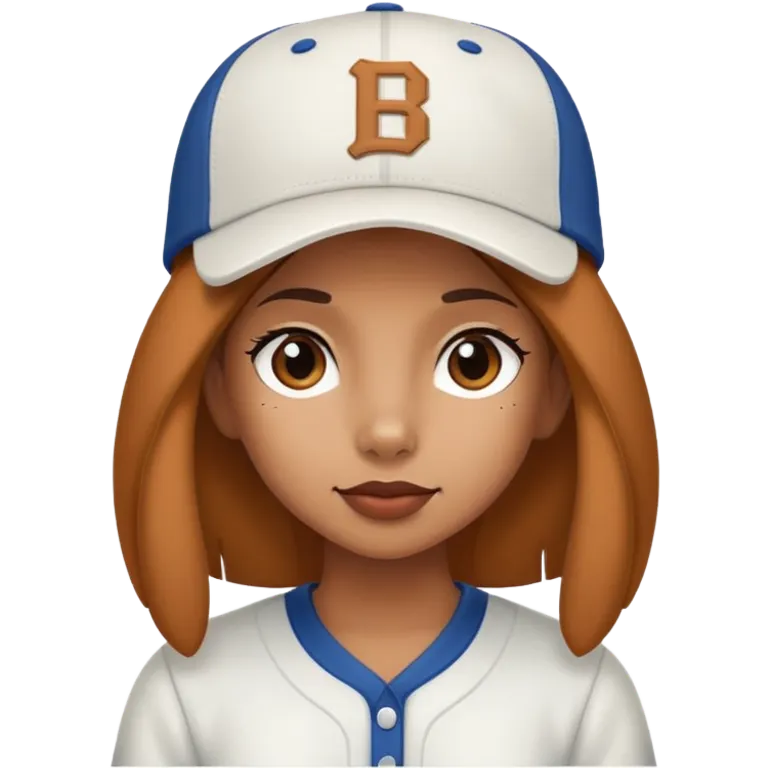  girl in baseball cap + bassotto emoji