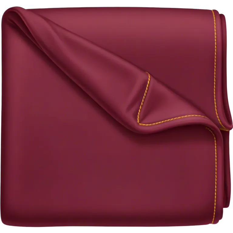  folded blanket Burgundy emoji