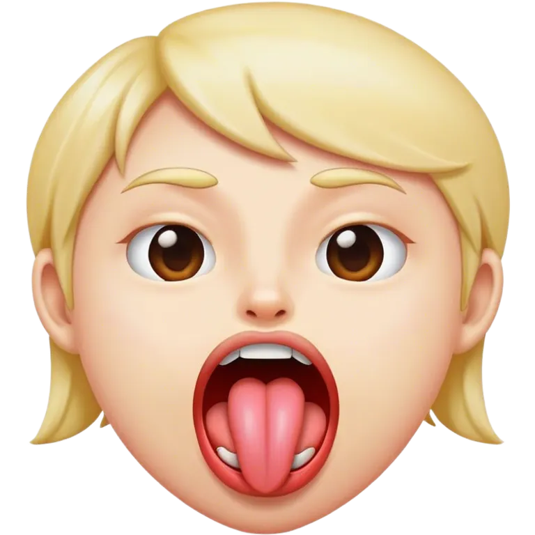 sticking out tongue emoji