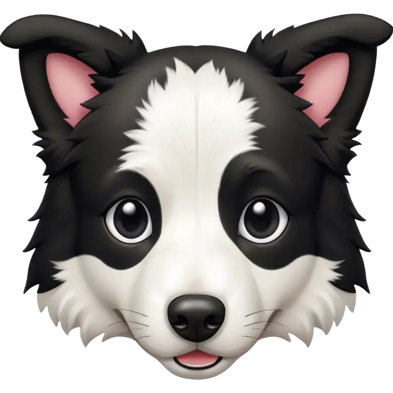 Border collie emoji