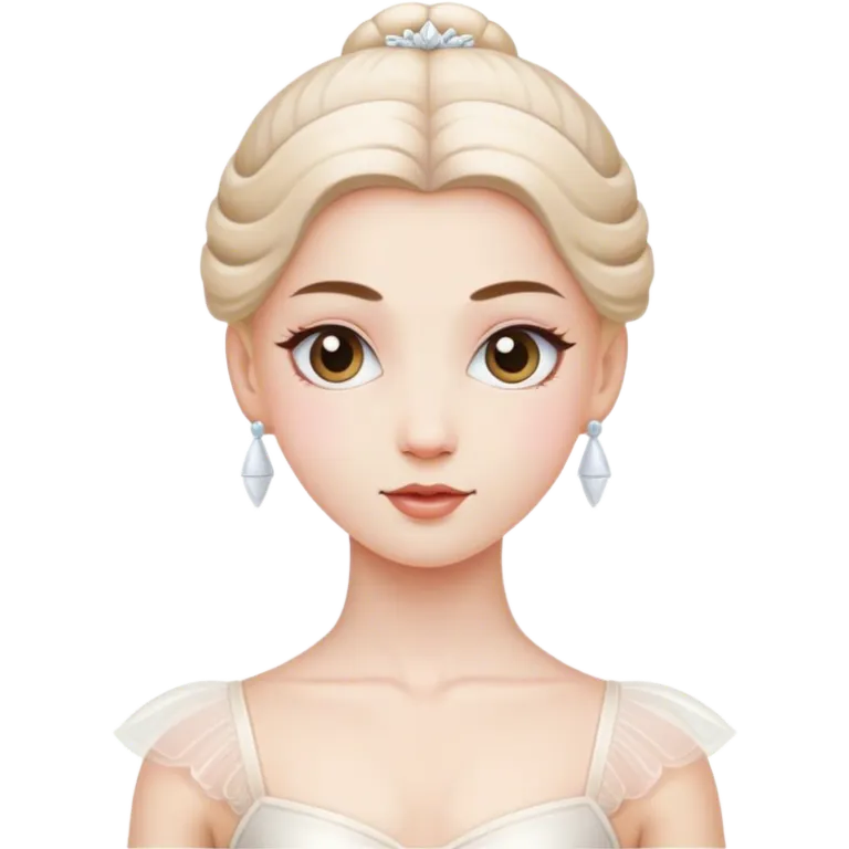 white ballerine  emoji