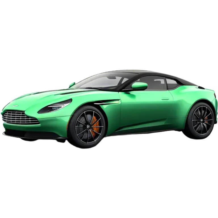 Aston Martin DB11 - Aston Martin (Model Year: 2022) (Iconic colour: Green) emoji