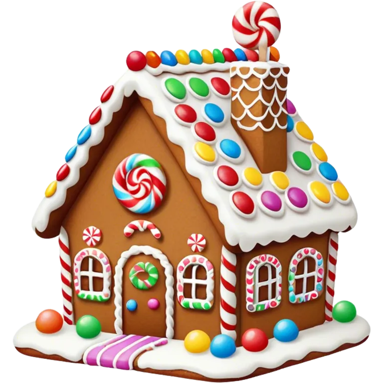 Gingerbread house ￼ emoji
