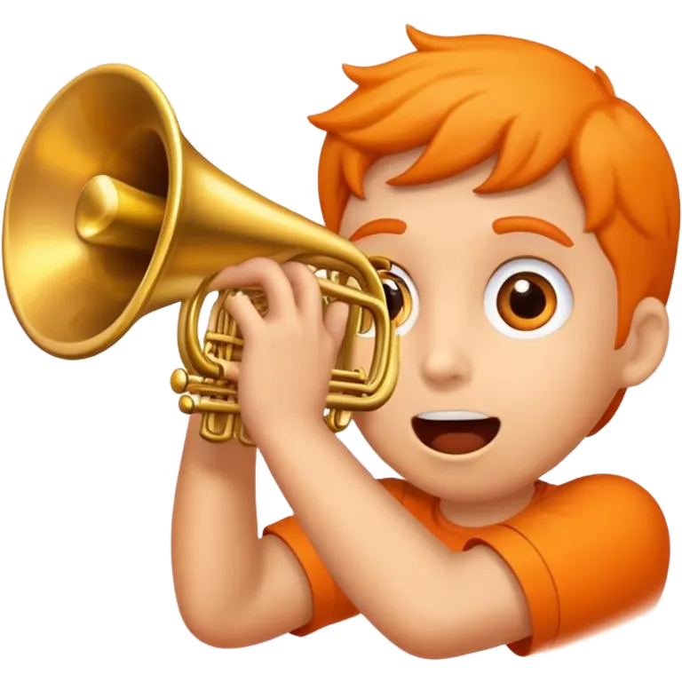 Finale trump arancione sorpreso emoji