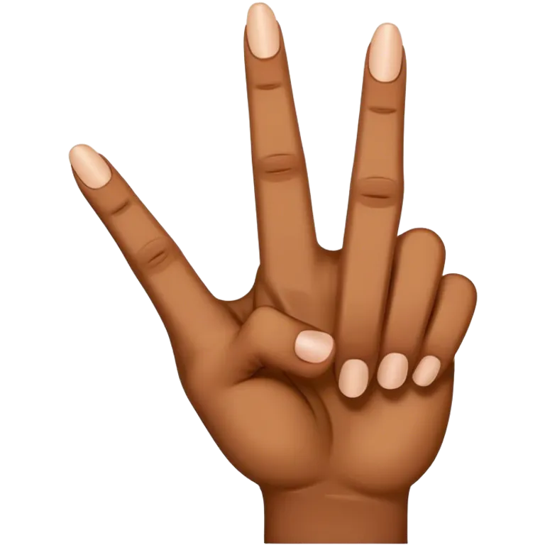Middle finger emoji