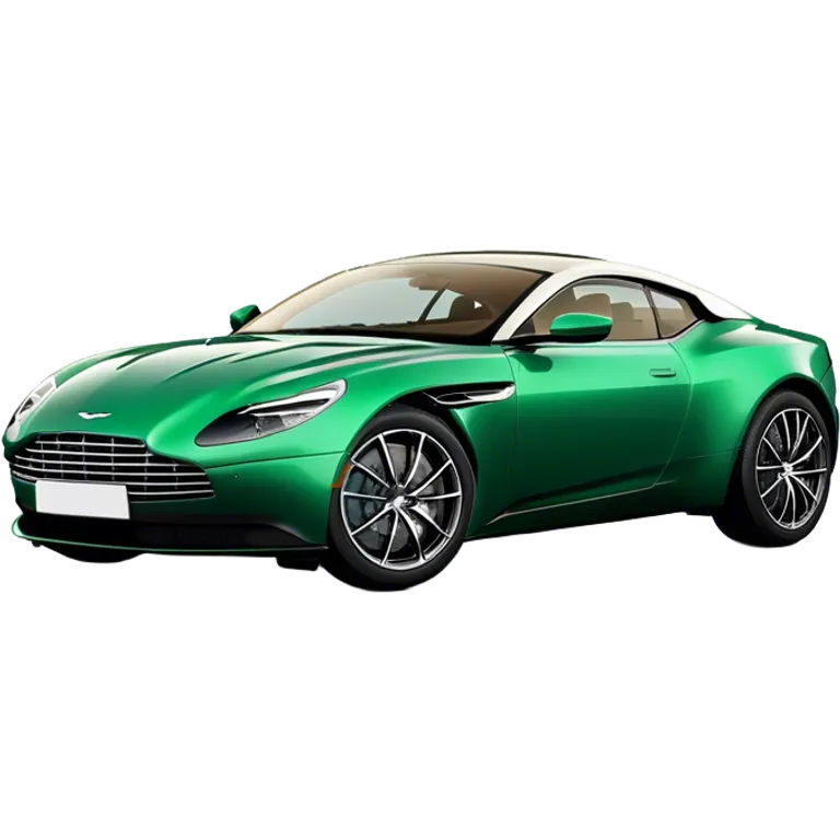 Aston Martin DB11 - Aston Martin (Model Year: 2022) (Iconic colour: Green) emoji