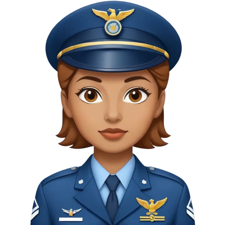 Female Air Force officer emoji