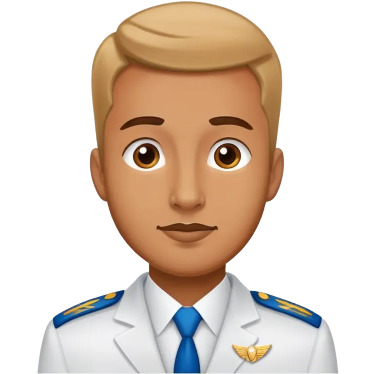 Male Hispanic flight attendants  emoji