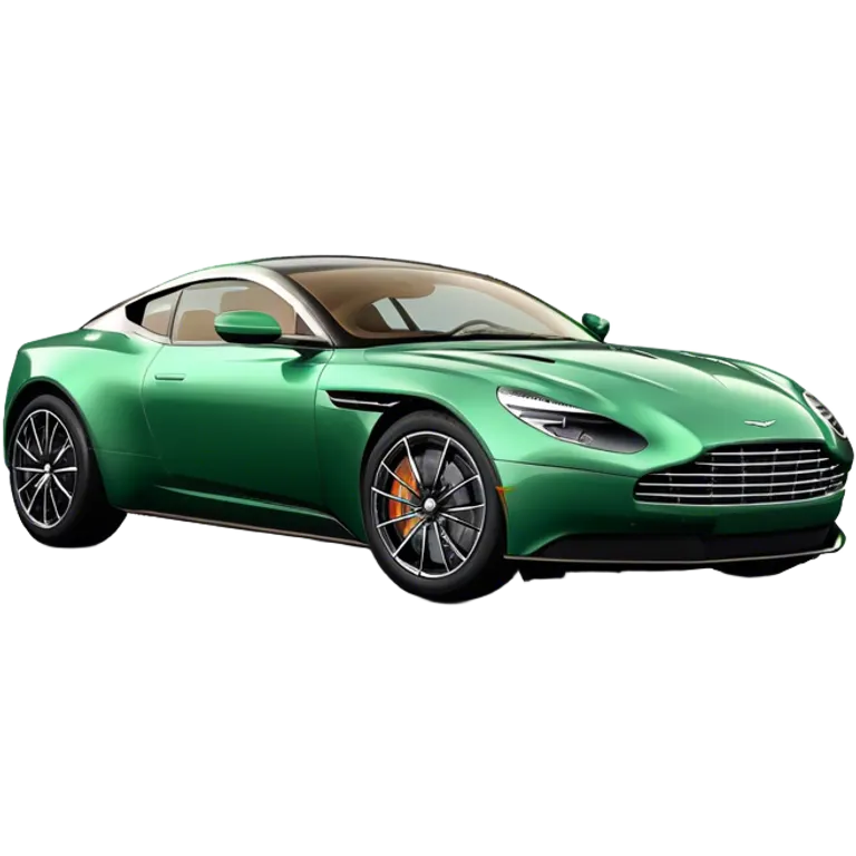 Aston Martin DB11 - Aston Martin (Model Year: 2022) (Iconic colour: Green) emoji