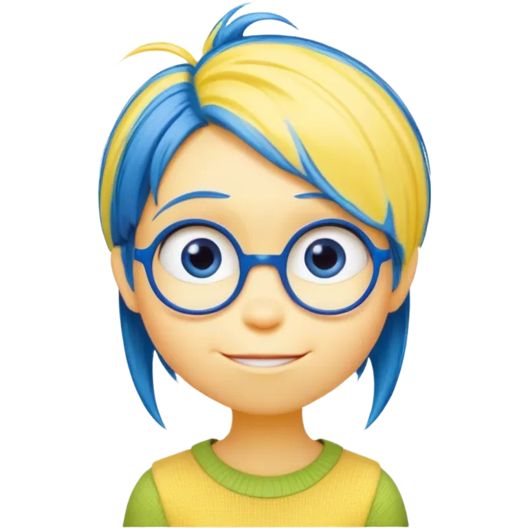 Joy character from Inside Out movie emoji