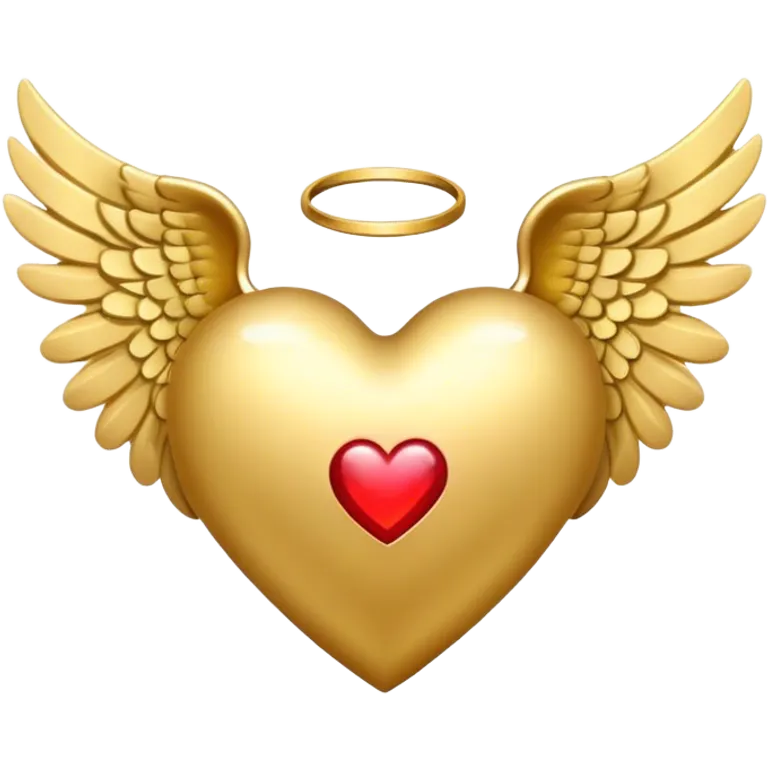 heart with angel wings emoji