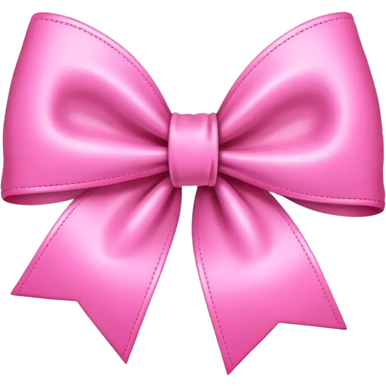 Pink bow emoji
