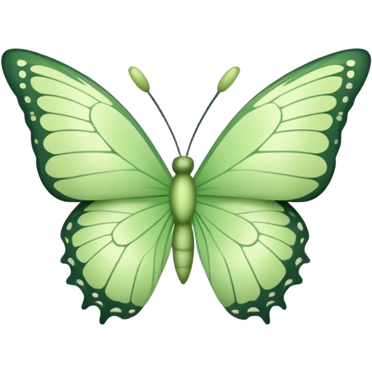 matcha green pastel butterfly emoji