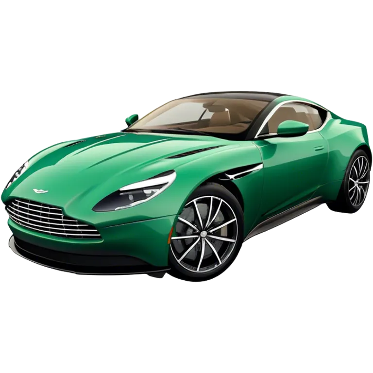 Aston Martin DB11 - Aston Martin (Model Year: 2022) (Iconic colour: Green) emoji