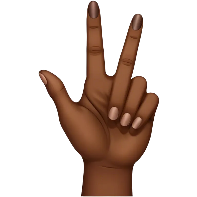 Middle finger  emoji