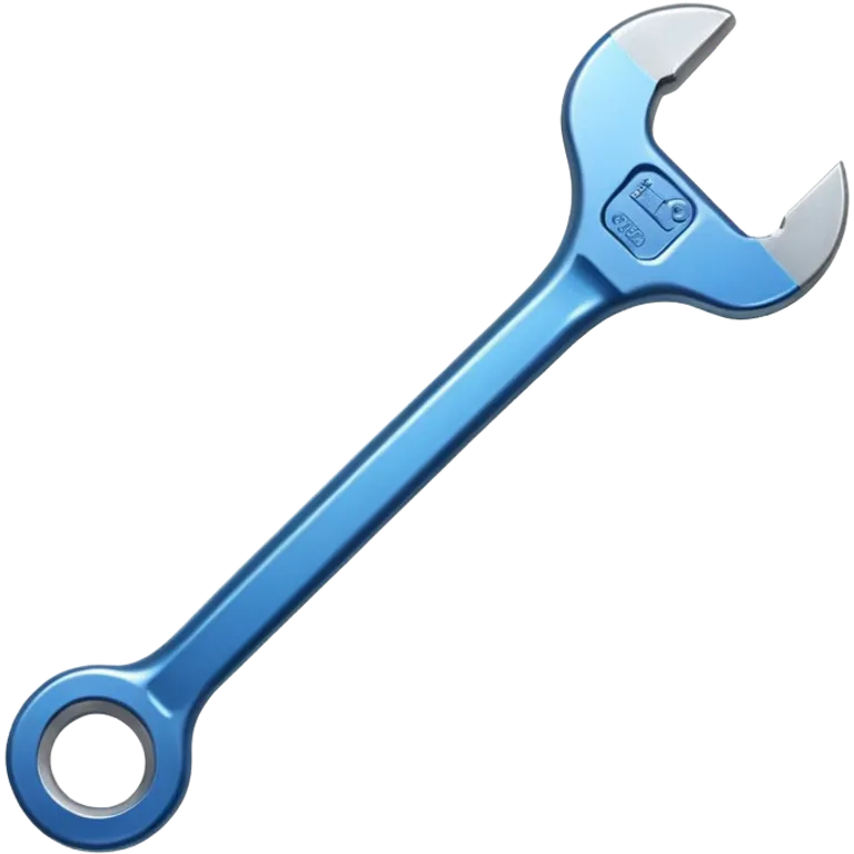 wrench blue emoji