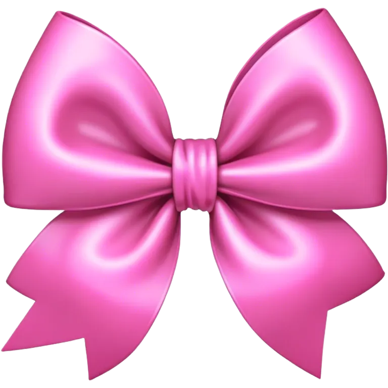 Pink bow  emoji