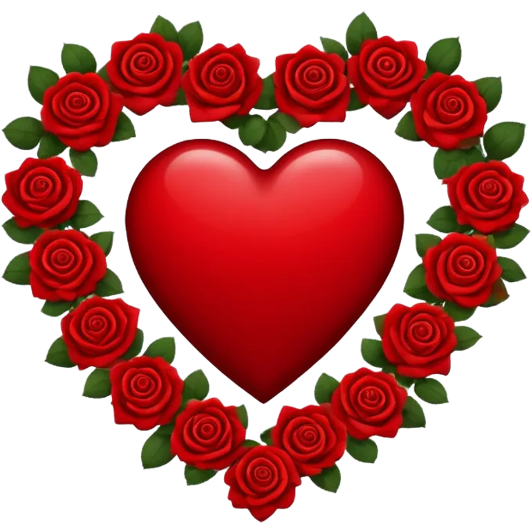 Heart with roses emoji