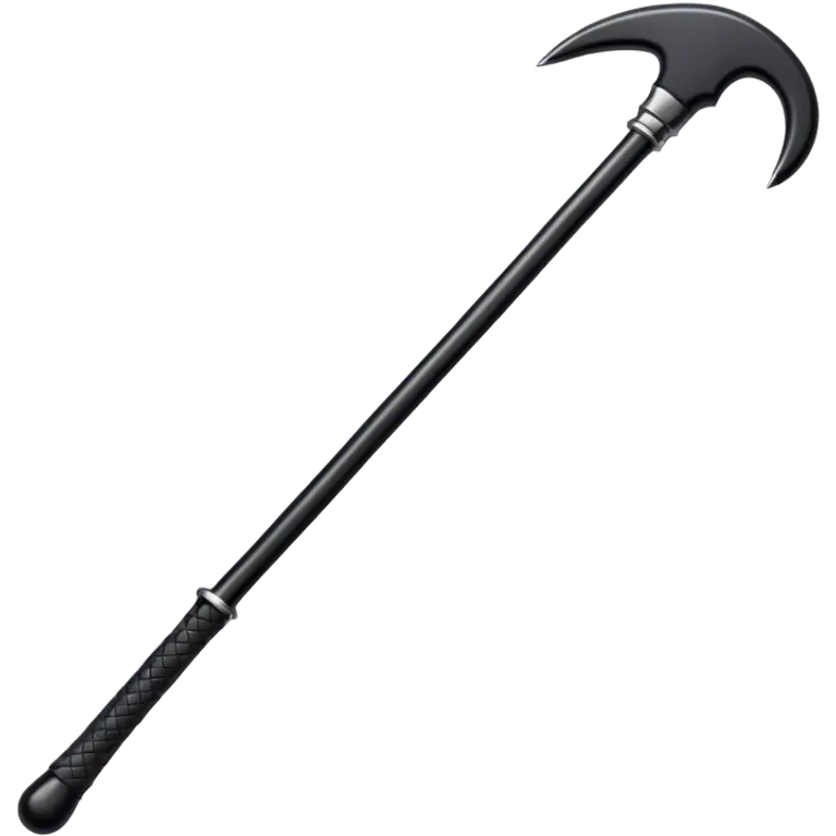 Black riding crop emoji