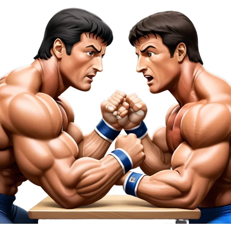 Iconic scene from the movie Over the Top, featuring Sylvester Stallone ...