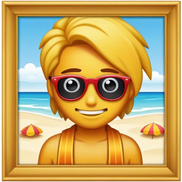 Astetik playa emoji