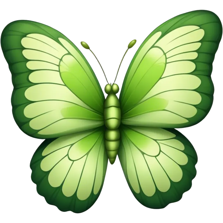 matcha green butterfly emoji