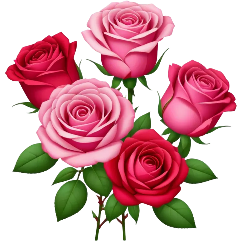 Spray roses emoji