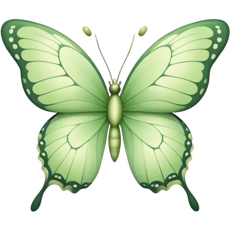 matcha green pastel butterfly emoji