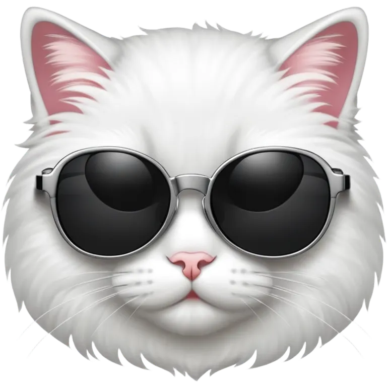 Cat wearing sunglasses emoji