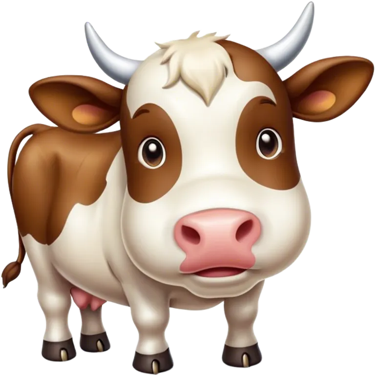 chocolate cow emoji