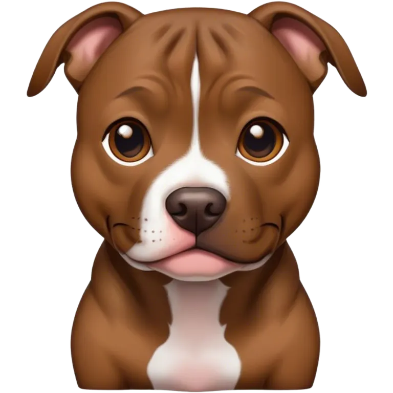 Brindle pitbull emoji