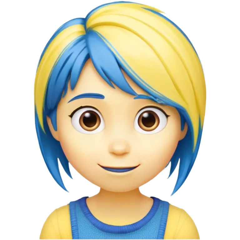 Joy character from Inside Out movie emoji