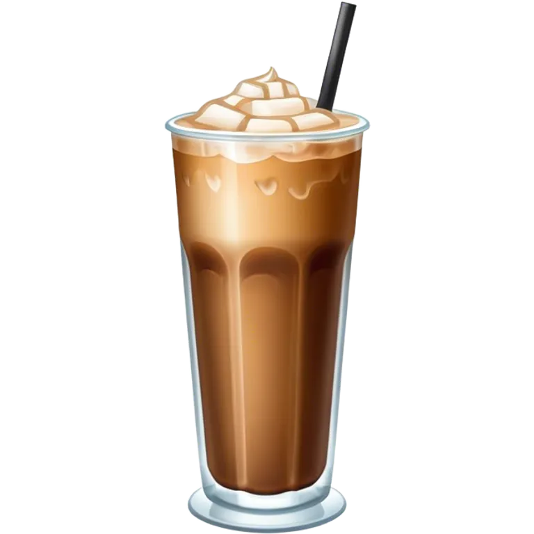 Ice coffee emoji