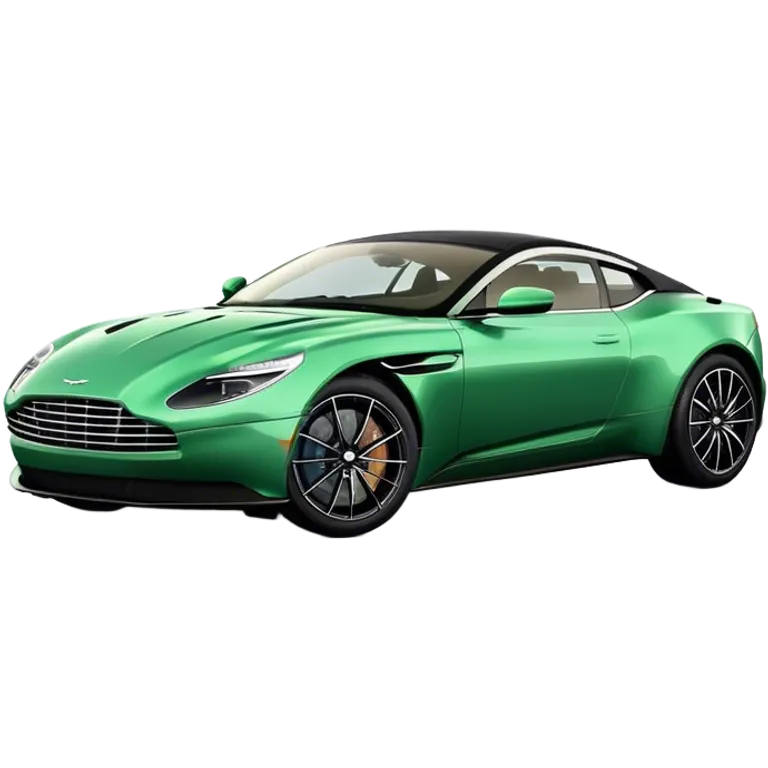 Aston Martin DB11 - Aston Martin (Model Year: 2022) (Iconic colour: Green) emoji