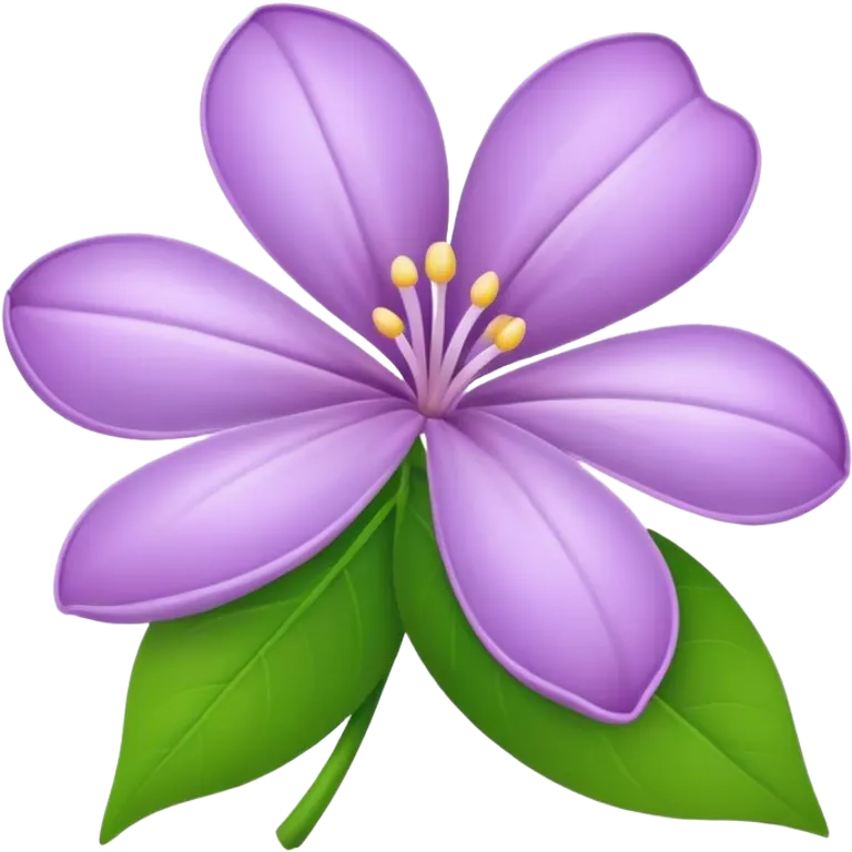 Lilac flower emoji