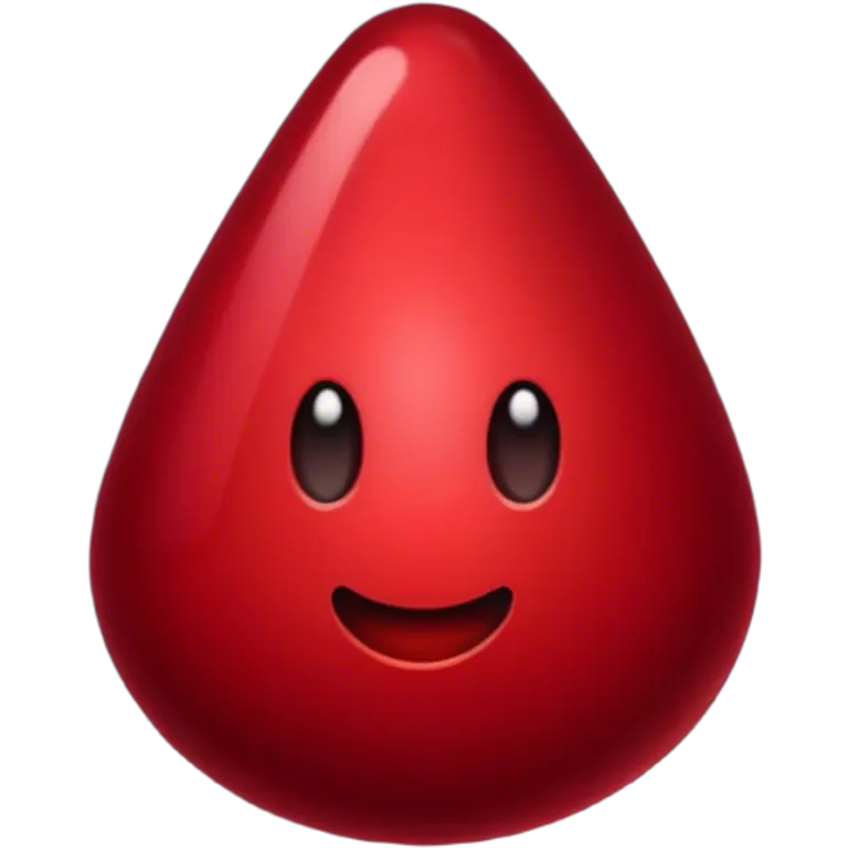 Dark red  emoji
