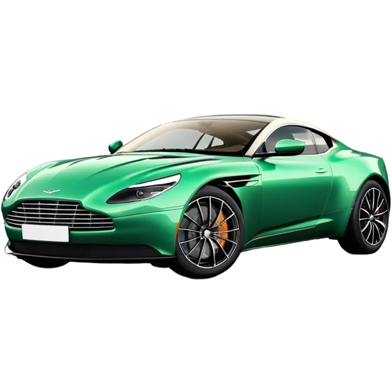 Aston Martin DB11 - Aston Martin (Model Year: 2022) (Iconic colour: Green) emoji