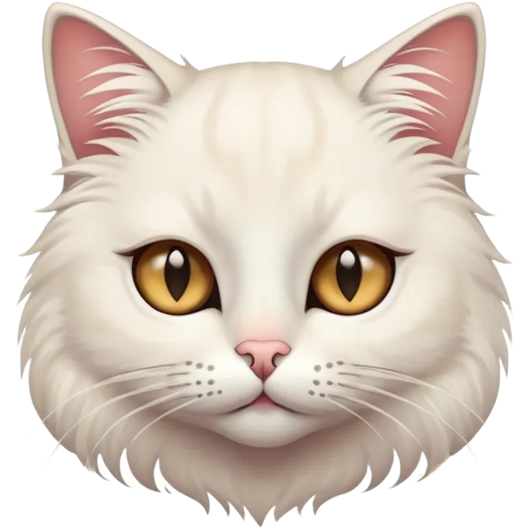 Cat with long eyelash  emoji