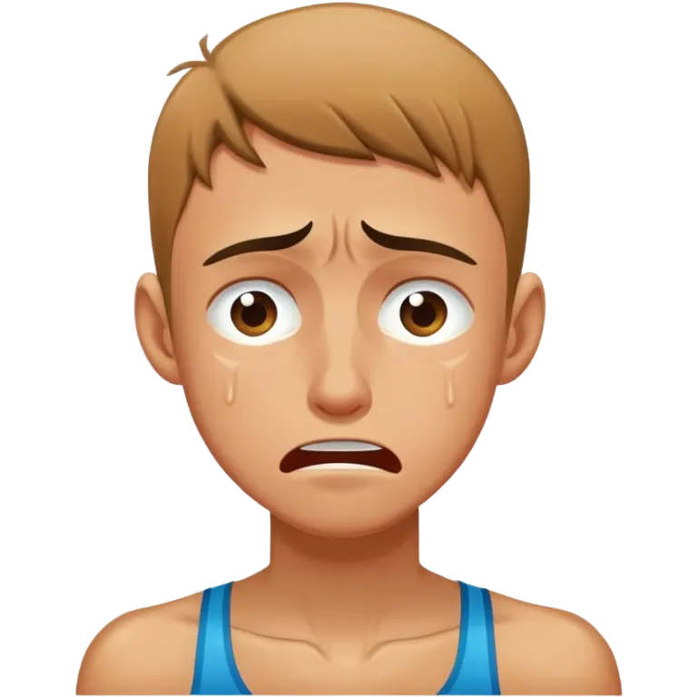 skinny athlete crying emoji