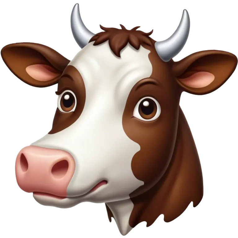 chocolate cow emoji