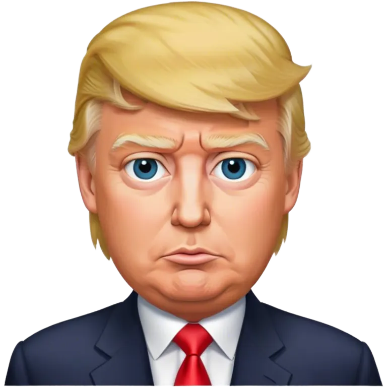 photorealistic Donald Trump emoji