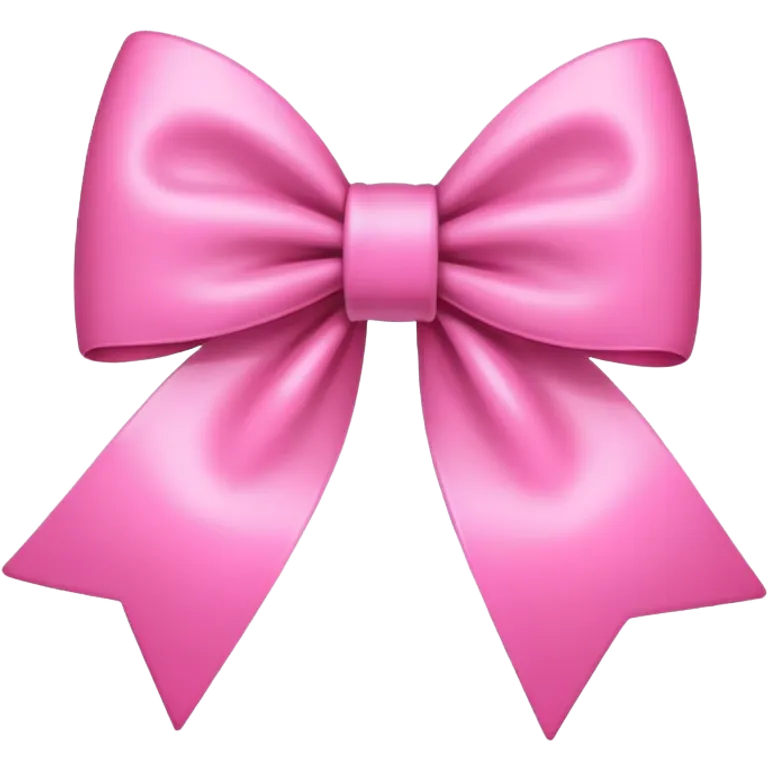 Pink bow emoji