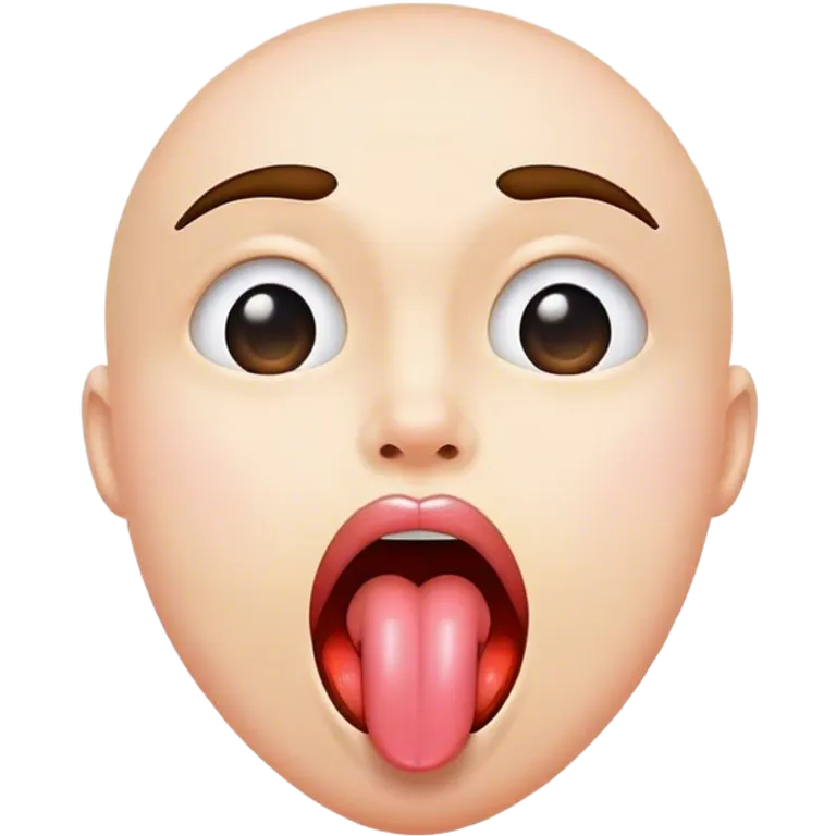 sticking tongue out emoji