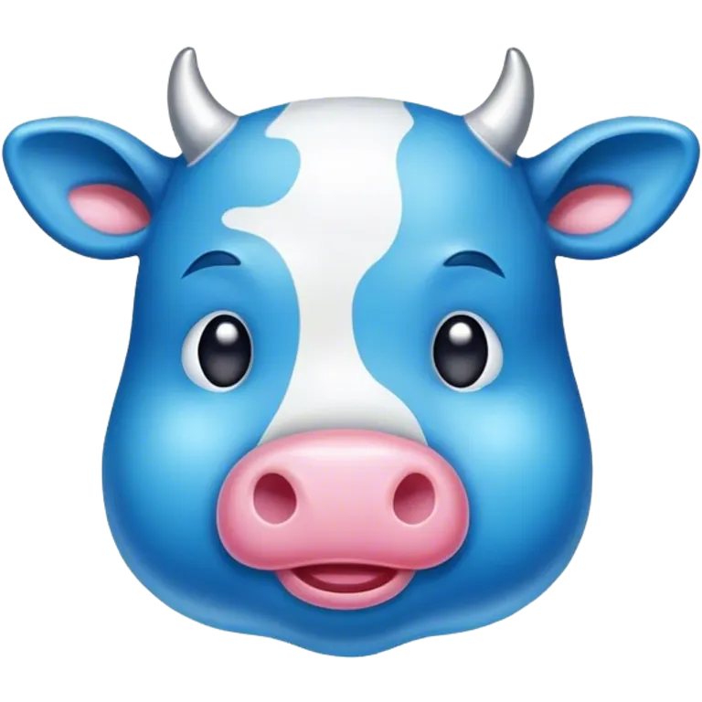 blue cow gummy emoji