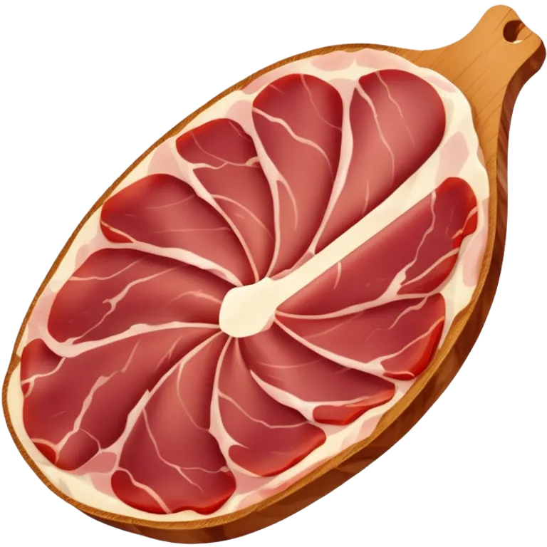 Un jamón serrano  emoji