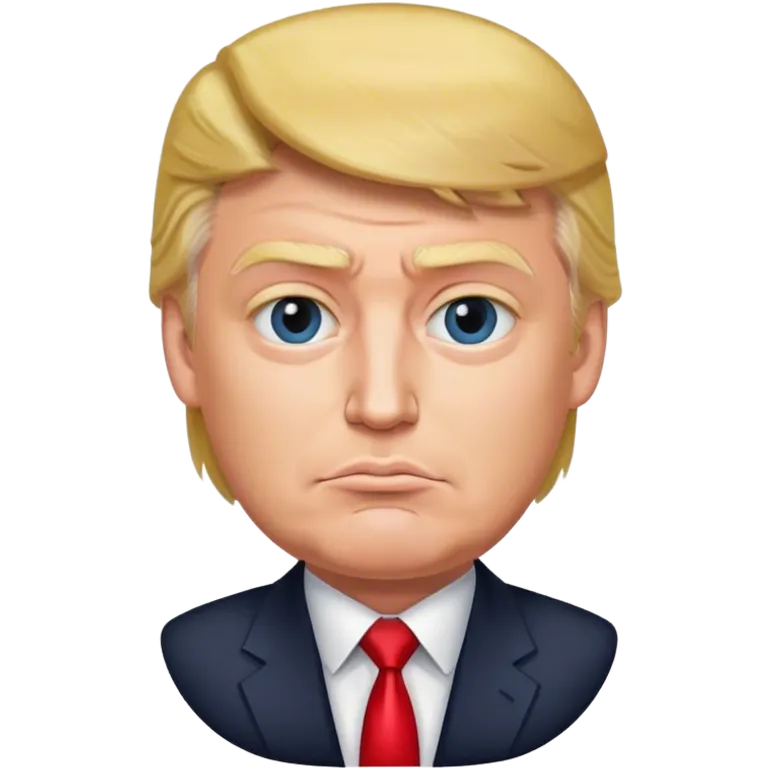 photorealistic Donald trump emoji