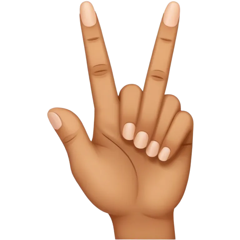 middle finger emoji